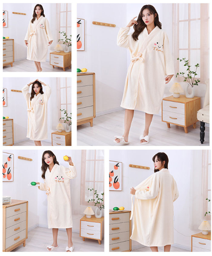 バスローブ ガウン マイクロファイバー ルームウェア 高級 膝丈 ひざ丈 時短 保温 bathrobe ふわふわ 通気 薄手 マタニティ 子育て レディース ふわふわ 女性 部屋着 お風呂上り ホームウェア