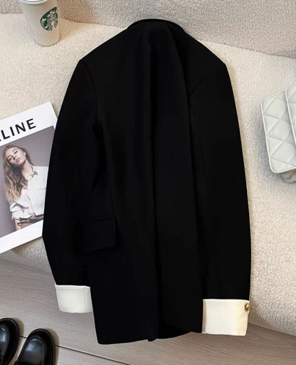 ジャケット レディース 単品 春夏 羽織り テーラードジャケット 長袖 洗える 通勤 オフィス 大きいサイズ オフィスカジュアル 黒 OL お出かけ お呼ばれ 大人可愛い コーデやすい
