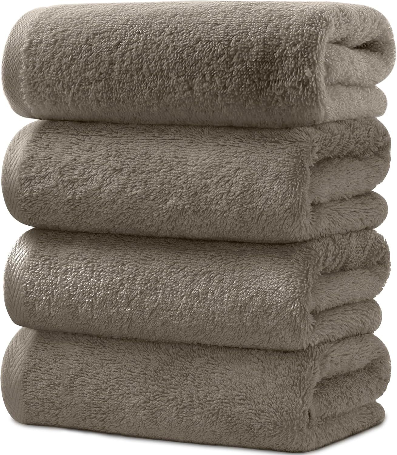 バスタオル 大判 速乾 コットン 綿100% 薄手 タオル 60×120cm 4枚セット 2枚セット 北欧風 無地 瞬間吸水 手ぬぐい ギフト 家庭用 ホテル 業務用 無地 ふわふわ 毛羽落ち少ない