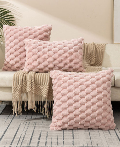 クッションカバー　フェイクファー　2枚セット　45*45cm　50*50cm　30*50cm　秋冬　ふわふわ　もこもこ　可愛い　おしゃれ　北欧　座布団カバー　無地　抱き枕カバー　肌触り良い　ファスナー仕様　洗える　北欧風　欧米風　インテリア　新生活　洋室和室