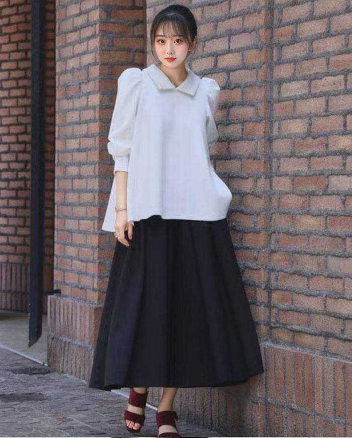 パーカー レディース スウェット パフスリーブ 暖かい あたっか トップス 長袖 プルオーバー ゆったり おしゃれ 無地 シンプル 韓国風 秋冬新作 きれいめ 大人可愛い 体型カバー 20 30 40 50代