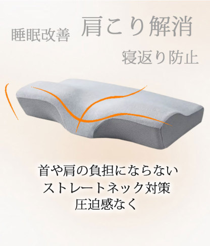 低反発枕 枕 低反発 まくら 快眠枕 首が痛くならない 人気 高め 低め 高さ調整可 凹型設計 ストレートネック/いびき対策 体圧分散 女性 快眠 肩こり 寝返り防止 横向き寝 肩楽寝 首や肩の負担にならない 通気性 プレゼント 60*34cm