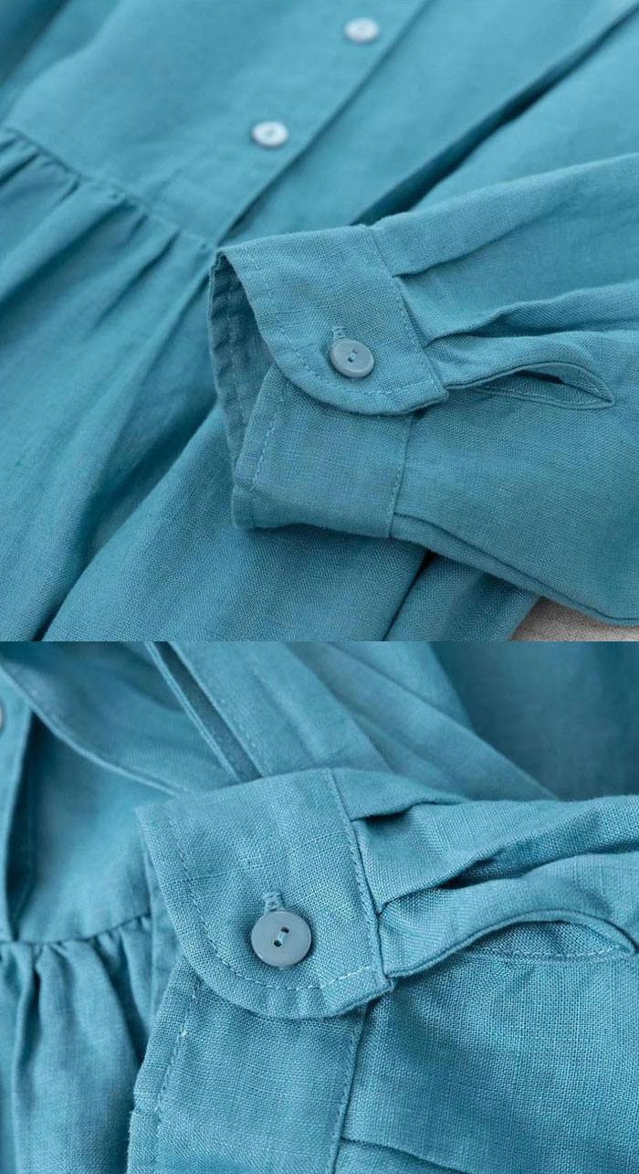 シャツワンピース 綿麻 レディース ロングワンピース シャツワンピ きれいめ 春 長袖 夏 大きいサイズ コットンリネン ロングワンピース ロング 綿麻ワンピ ミモレ丈 Aライン カジュアル 大人 可愛い 体型カバー エレガント 送料無料 ゆるっと 大人可愛い 着痩せ