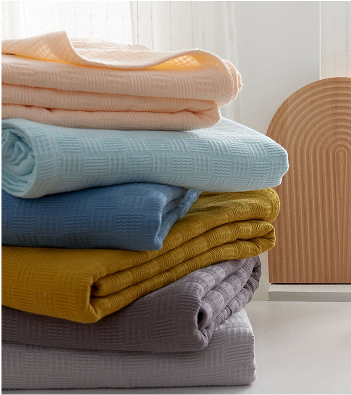 タオルケット　シングル　セミダブル　ダブル　クイーン　ブランケット　綿100%　やわらかな肌触り　エアーケット　キルトケット　春夏　秋冬　オールシーズン　吸湿速乾 抗菌