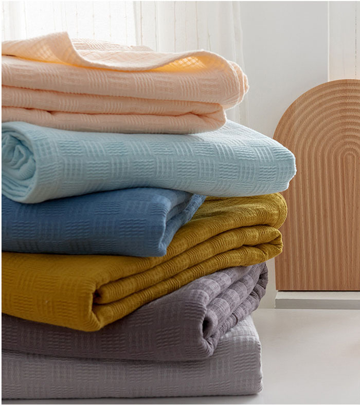 タオルケット　シングル　セミダブル　ダブル　クイーン　ブランケット　綿100%　やわらかな肌触り　エアーケット　キルトケット　春夏　秋冬　オールシーズン　吸湿速乾 抗菌