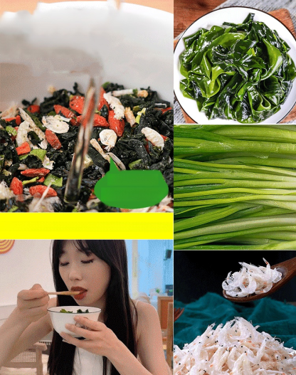 Delicious Seaweed and Dried Shrimp Soup