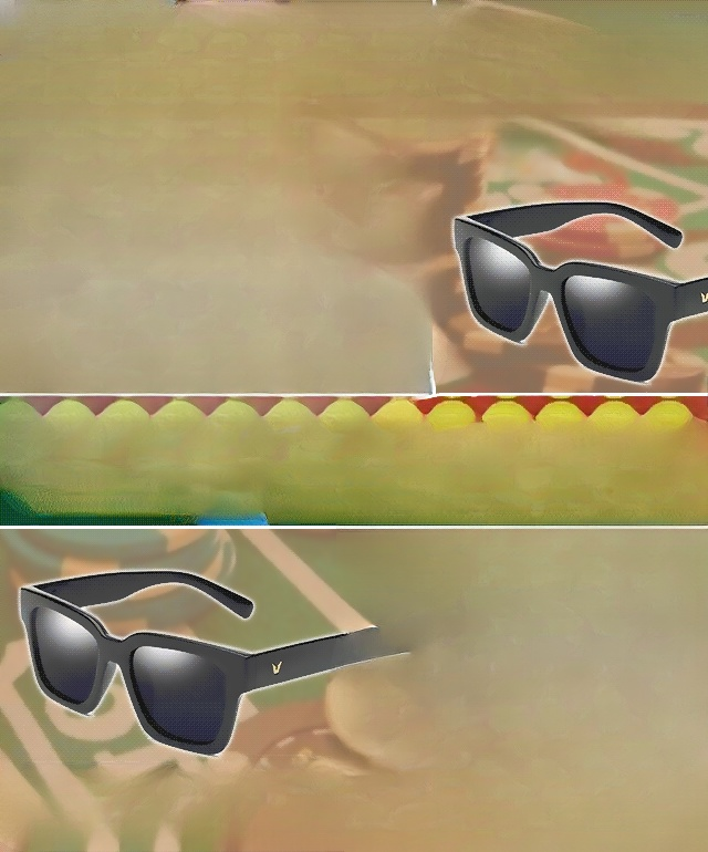 HD see-through polarized sunglasses