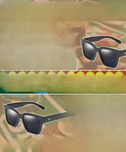 HD see-through polarized sunglasses