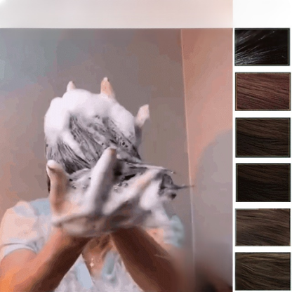 [Plant extract] Plant bubble hair dye