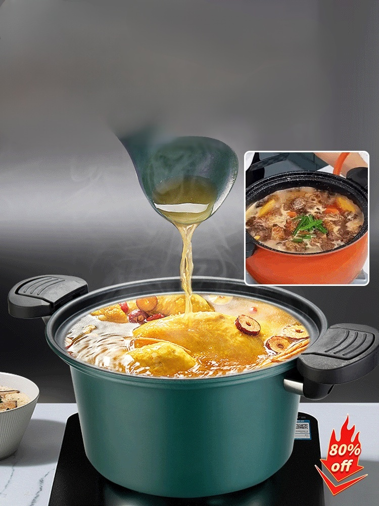Multi-functional pressure cooker for soups and stir-fries