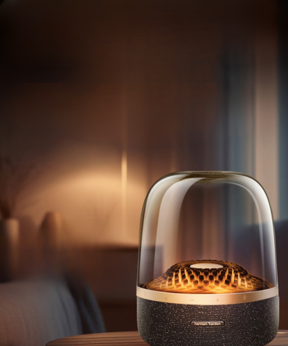 New Colored Glass Light Bluetooth Speaker
