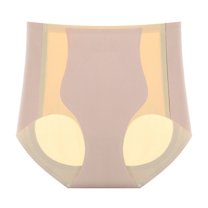  Hip-lifting color splicing panties