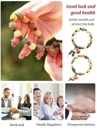 Wealth and Prosperity: Temple Lotus Multi-Treasure Bodhi Bracelet