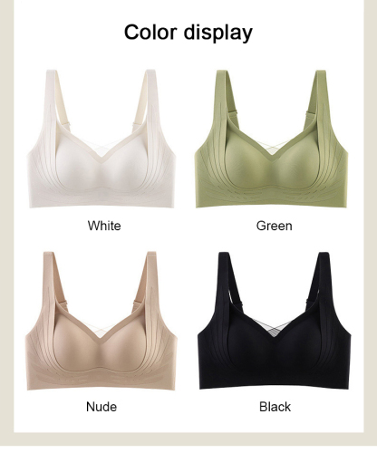 Pilates Black Band Adjustable Seamless Push-Up Bra