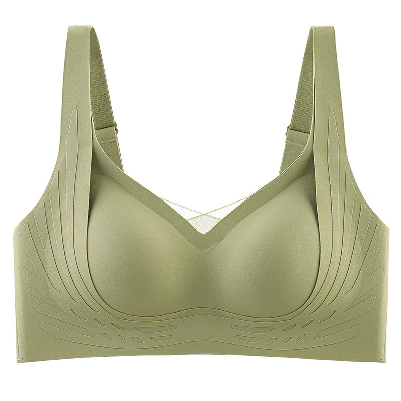 Pilates Black Band Adjustable Seamless Push-Up Bra