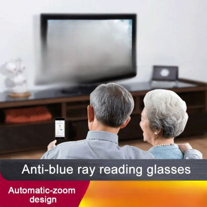 Autozoom reading glasses