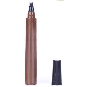 Waterproof, sweat-proof and non-smudging four-pronged eyebrow pencil