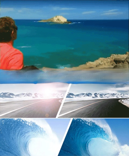 HD see-through polarized sunglasses