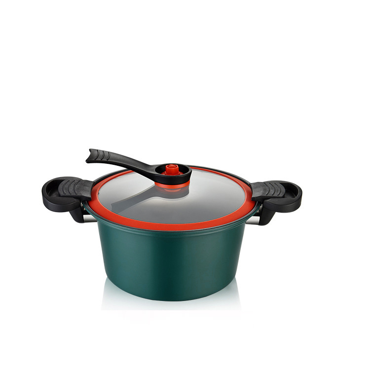 Multi-functional pressure cooker for soups and stir-fries