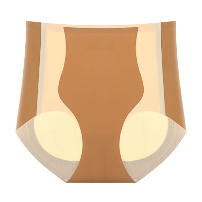  Hip-lifting color splicing panties