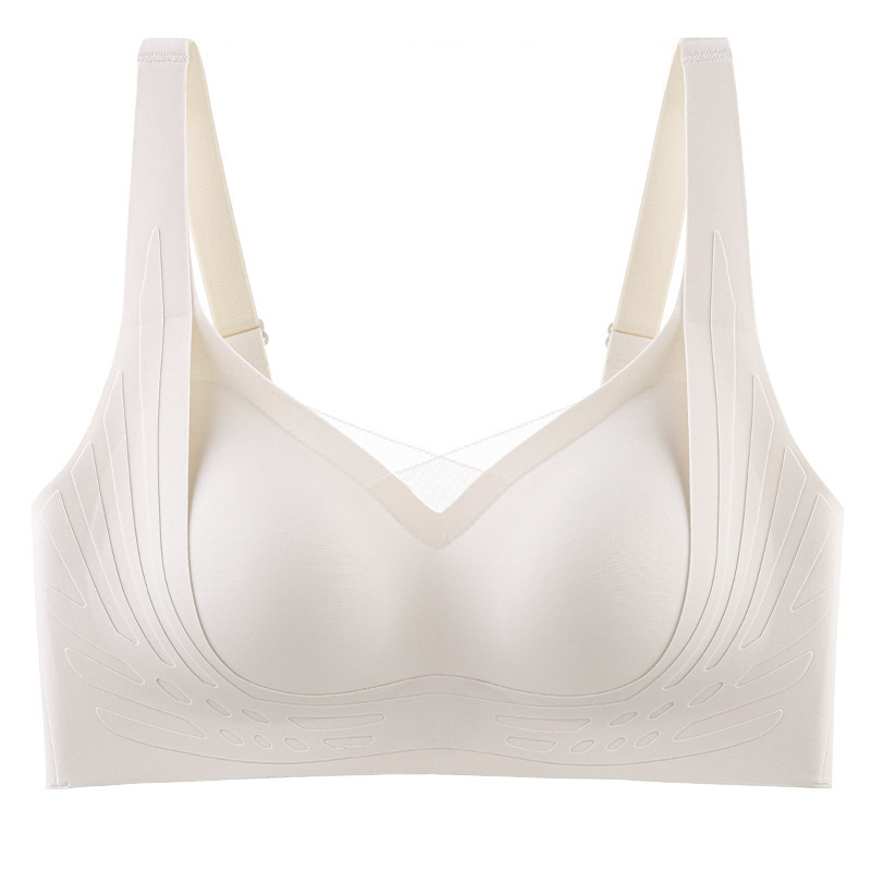 Pilates Black Band Adjustable Seamless Push-Up Bra
