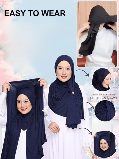 Solid color versatile headscarf