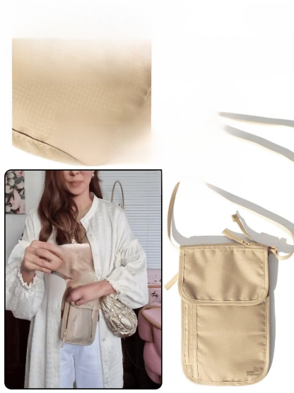 Multifunctional Anti-theft Travel Document Bag