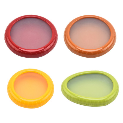 Silicone film sealed fresh-keeping box