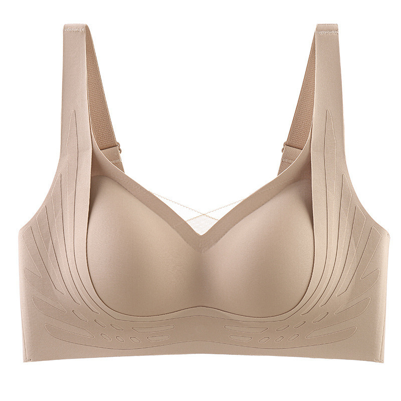 Pilates Black Band Adjustable Seamless Push-Up Bra