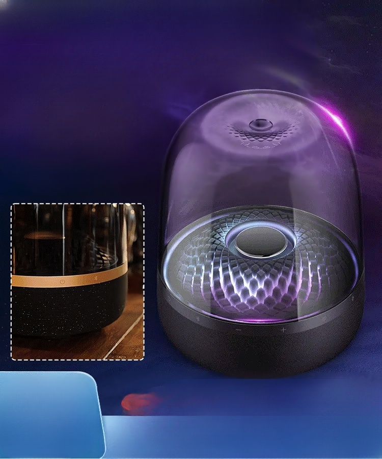 New Colored Glass Light Bluetooth Speaker
