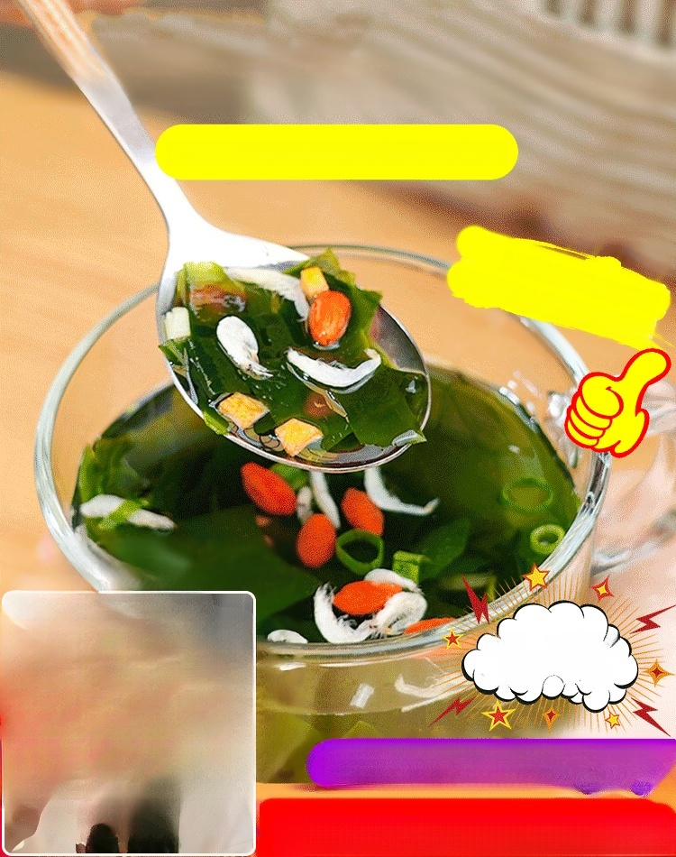 Delicious Seaweed and Dried Shrimp Soup