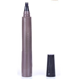 Waterproof, sweat-proof and non-smudging four-pronged eyebrow pencil