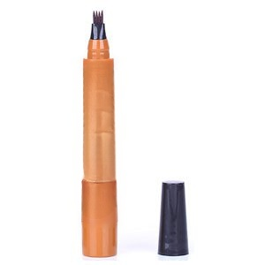 Waterproof, sweat-proof and non-smudging four-pronged eyebrow pencil