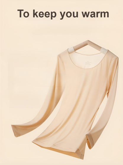 [Self-heating Thermal Clothing] Ultra Thin Thermal Underwear Shirt for Women
