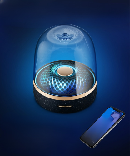 New Colored Glass Light Bluetooth Speaker