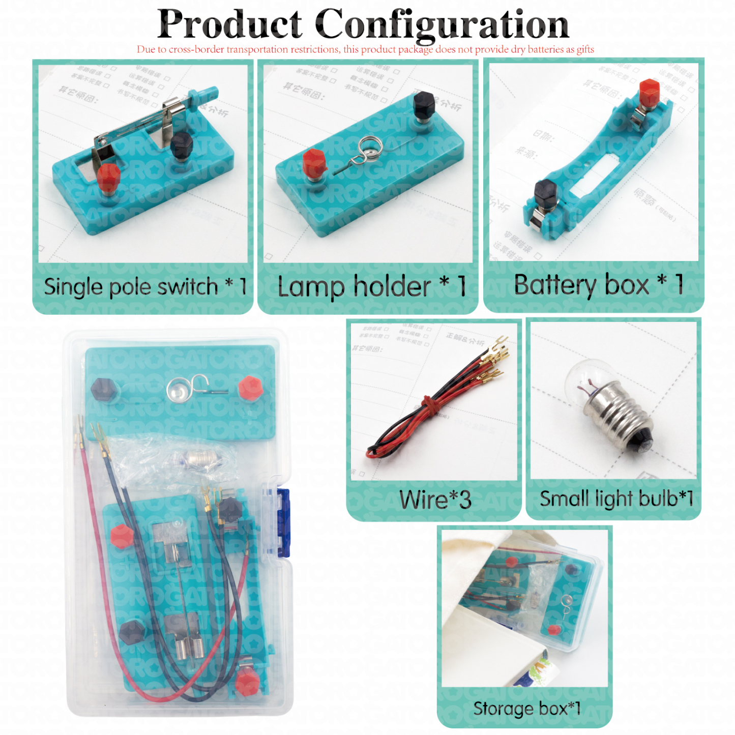 GATORO STEM Circuit Experiment Kit | Plastic Boxed