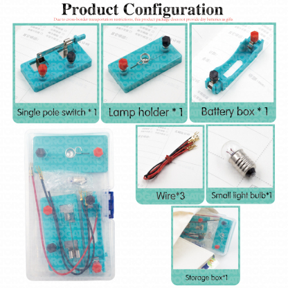 GATORO STEM Circuit Experiment Kit | Plastic Boxed