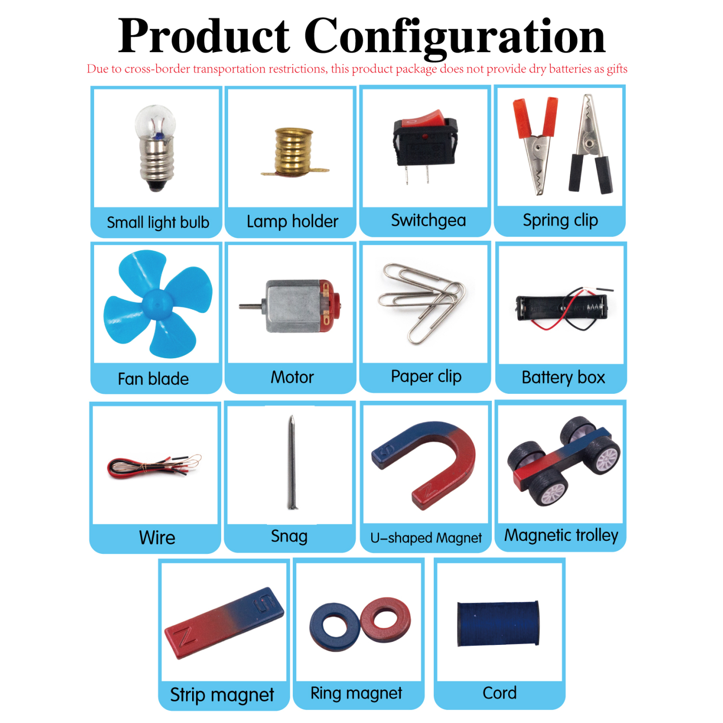 GATORO STEM Circuit Magnet Experiment Kit | Plastic Boxed