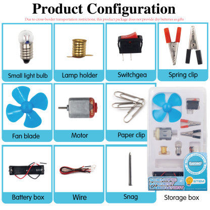 GATORO STEM Circuit Experiment Kit | Plastic Boxed