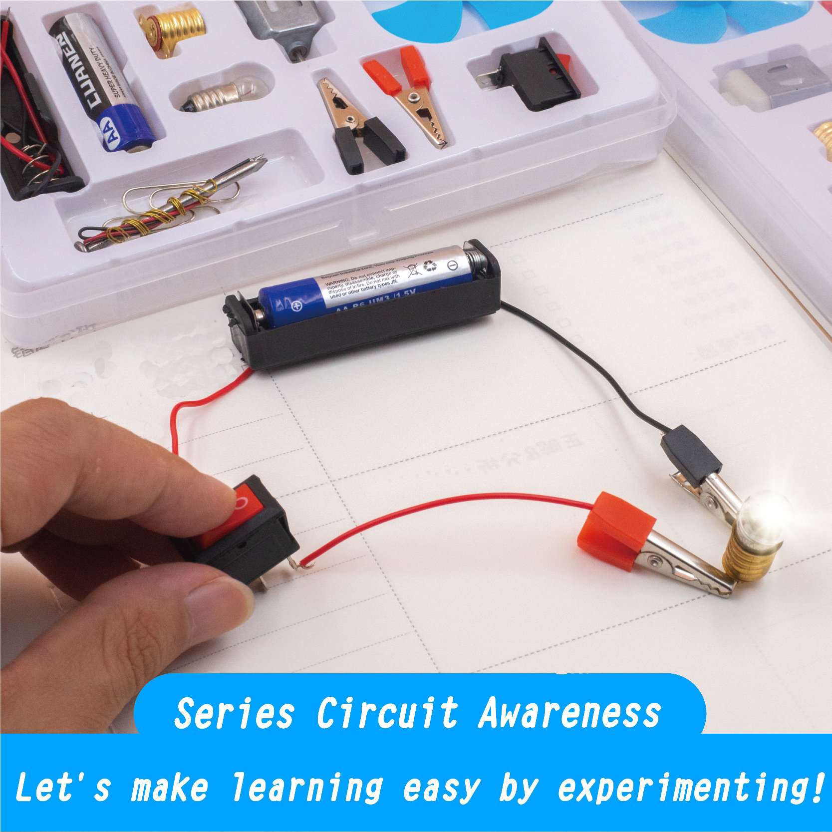 GATORO STEM Circuit Experiment Kit | Plastic Boxed