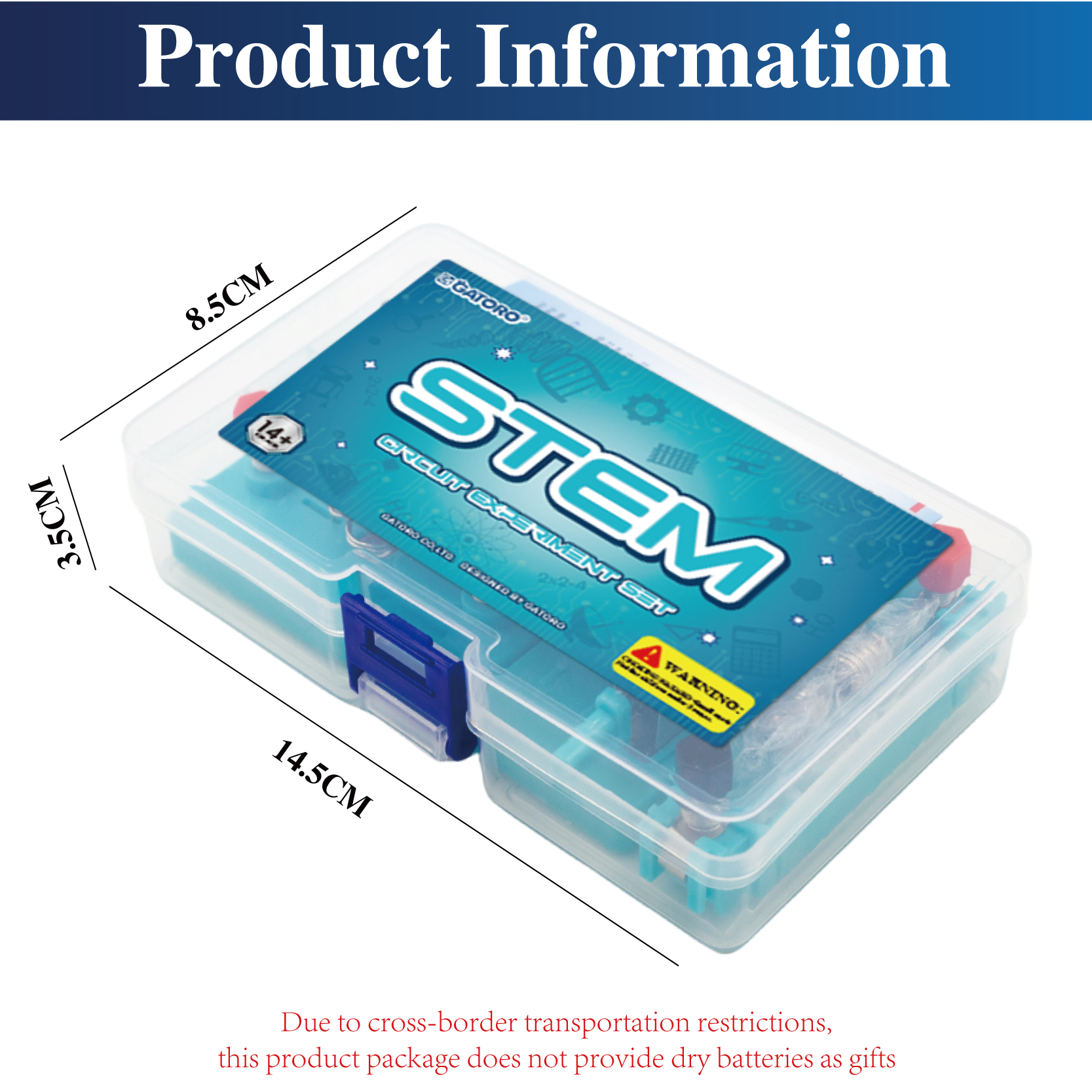 GATORO STEM Circuit Experiment Kit | Plastic Boxed