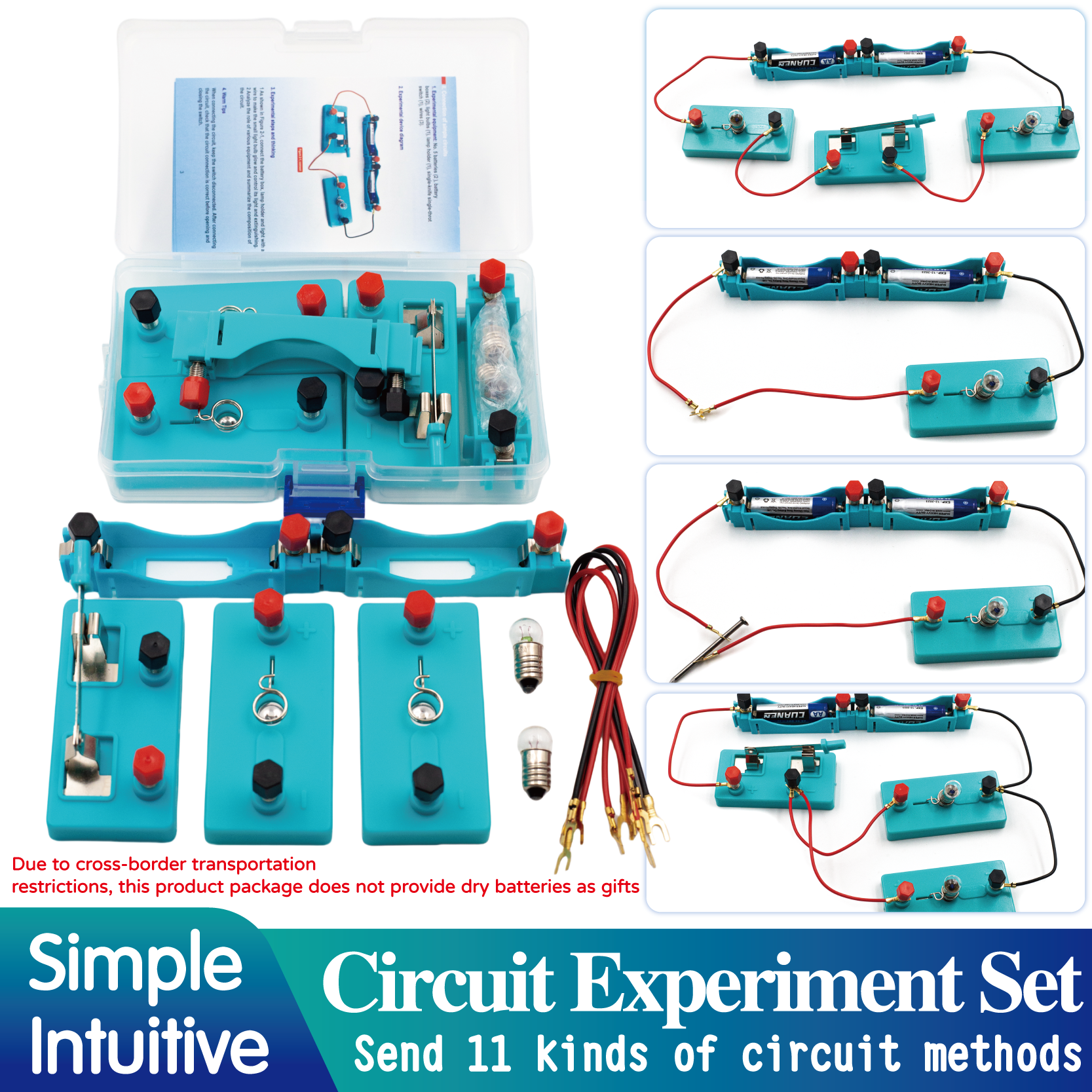 GATORO STEM Circuit Experiment Kit | Plastic Boxed