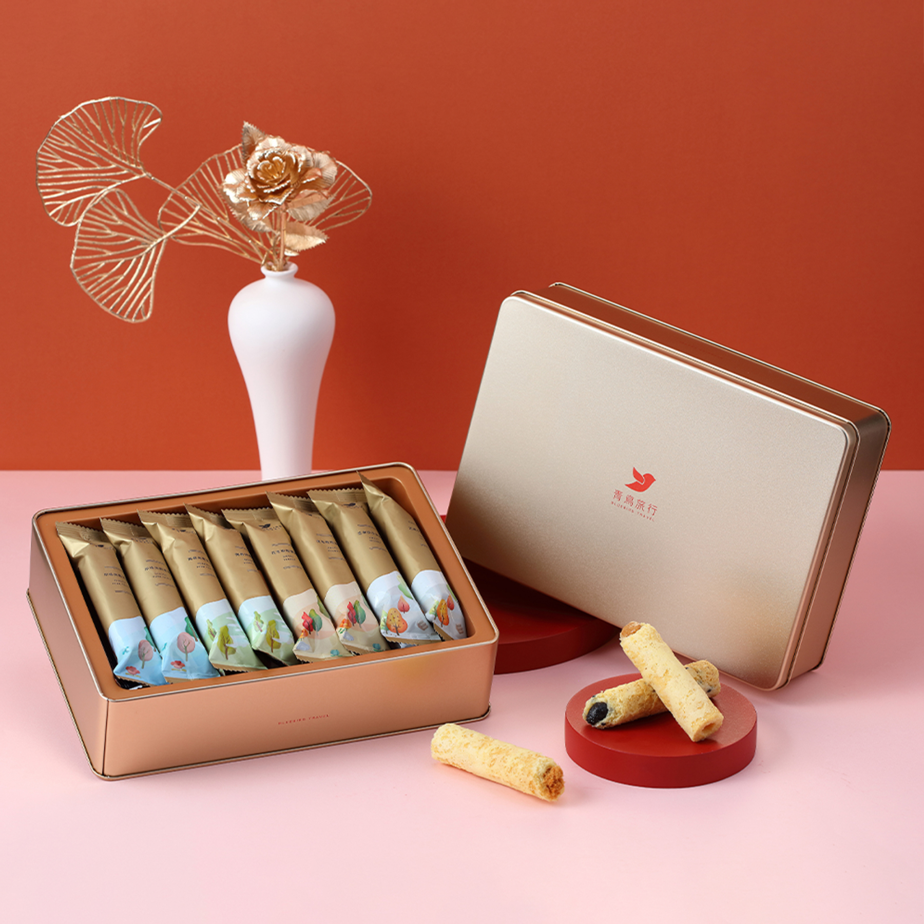 Deluxe Gift Box - Classic Flavor Egg Roll (16 packs/with gift bag)