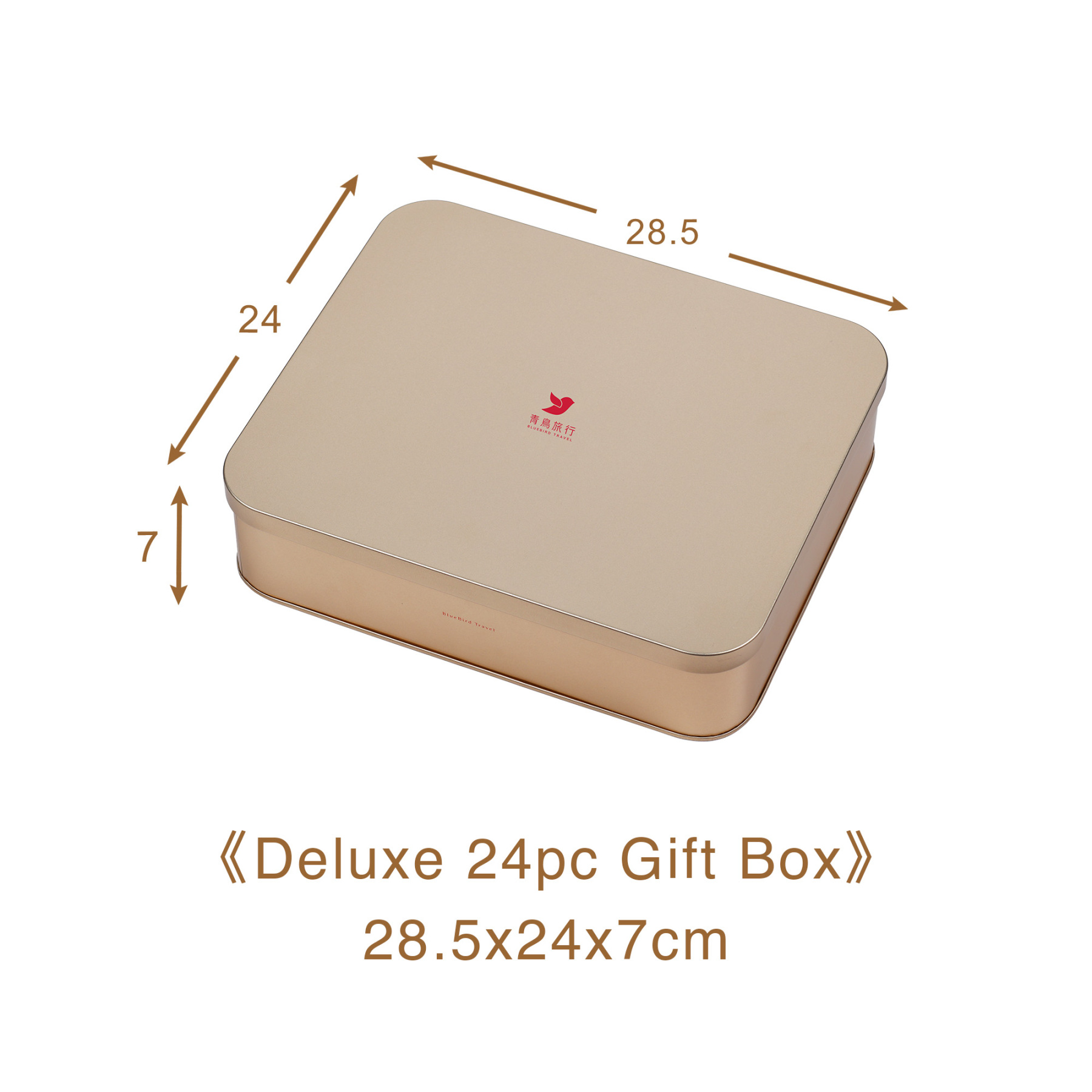 Deluxe Gift Box - Mixed Flavor Egg Roll (24 packs/with gift bag)