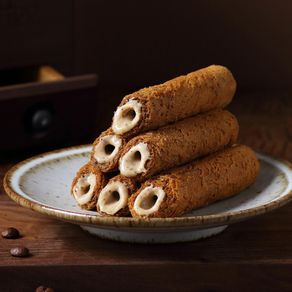 Travel Box-Premium Selection Coffee Egg Roll (8 packs/with gift bag)