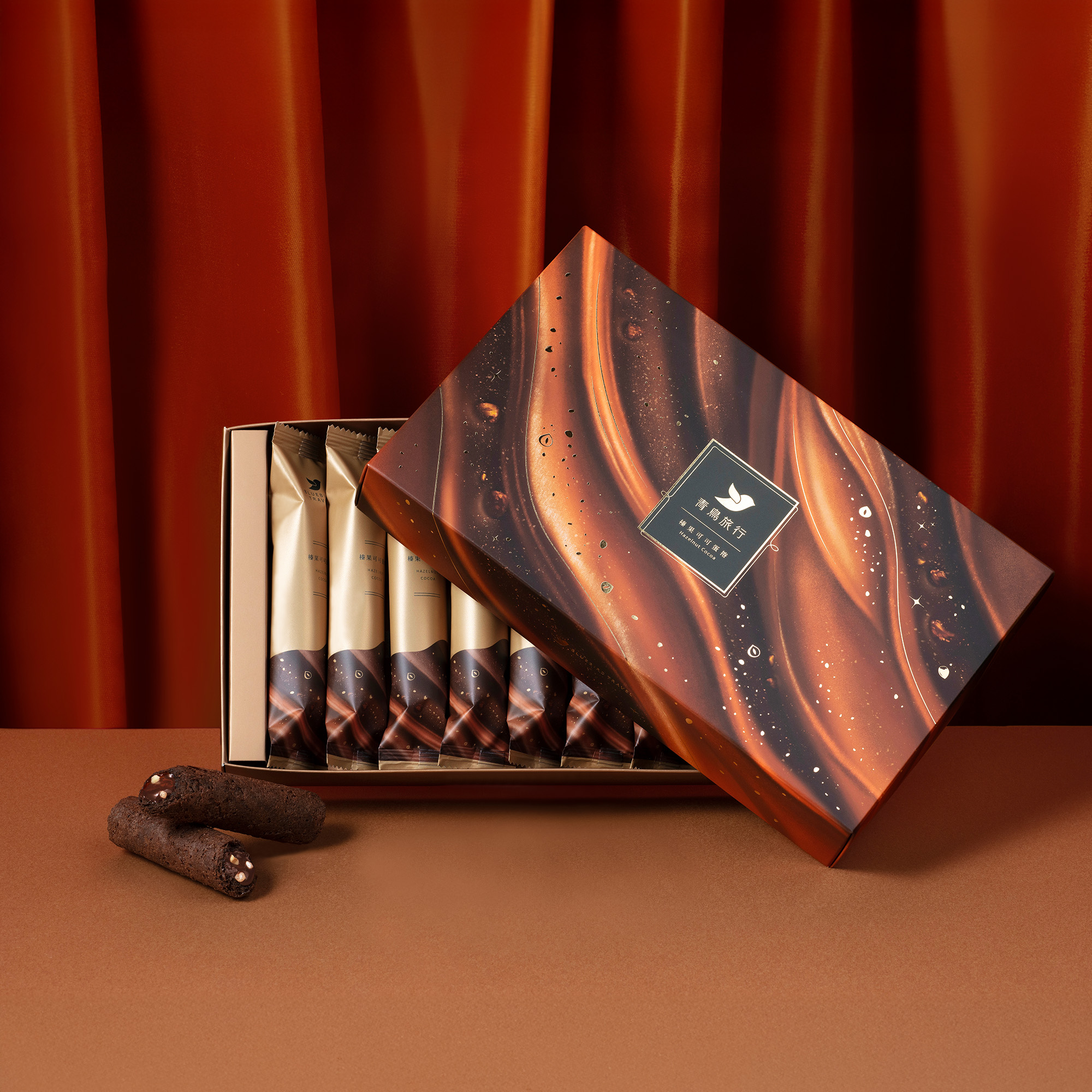 Travel Box- Hazelnut Cocoa Egg Roll (8pcs)