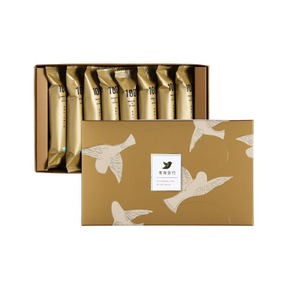 Opened Creamy Lemon Filled Egg Rolls Travel Box showing 8 individually packed egg rolls
