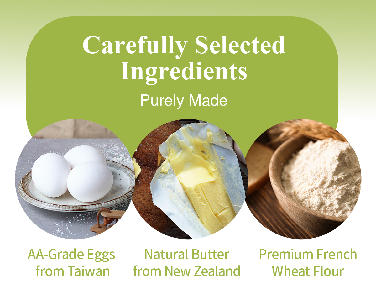 egg rolls ingredients premium eggs butter flour seaweed pork floss singapore