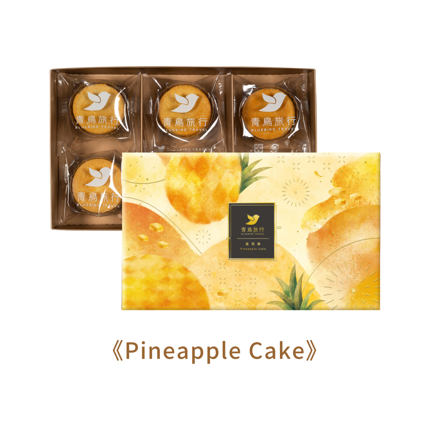 Pineapple Cake (6 Packs, Bag Included)