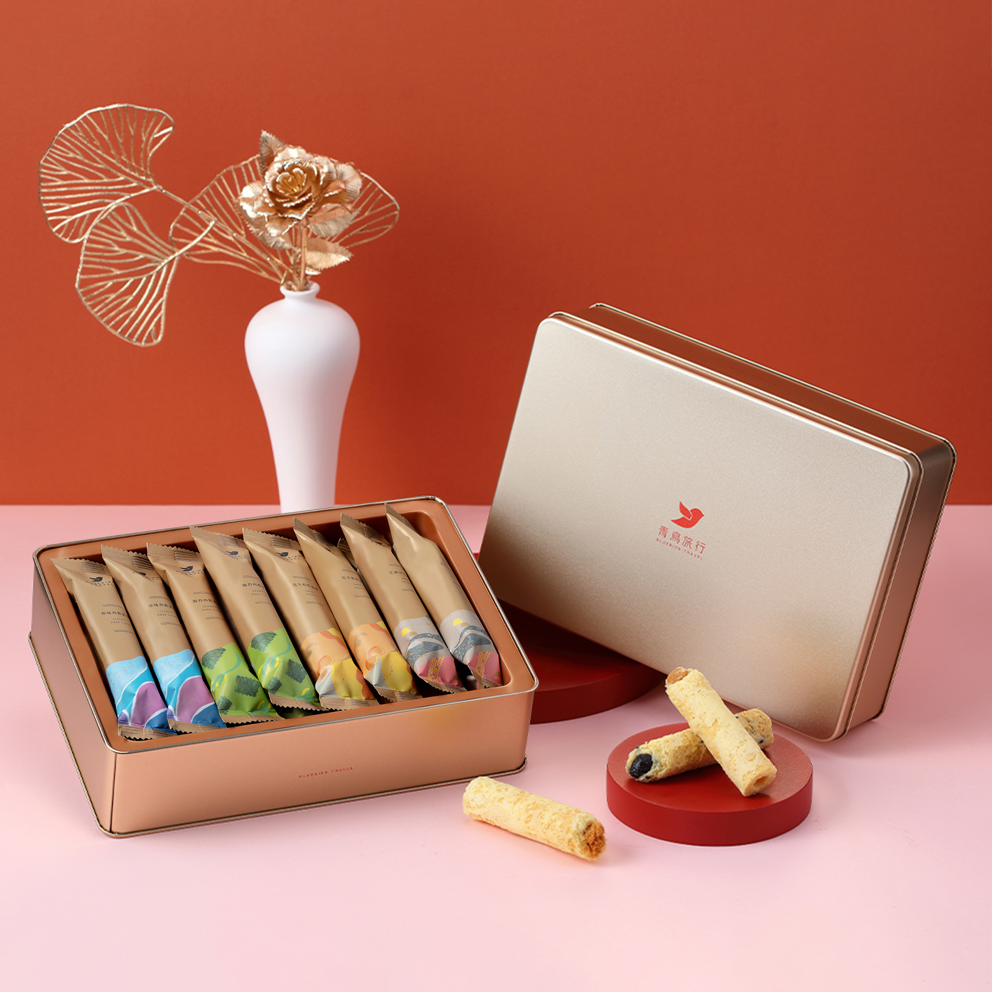 classic egg rolls singapore deluxe gift box 16 packs with gift bag